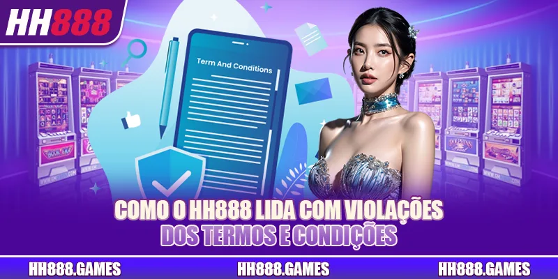 Como o HH888 lida com violações dos termos e condições